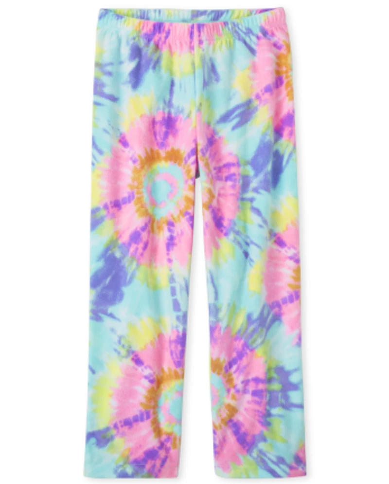 Girls Print Fleece Pajama Pants