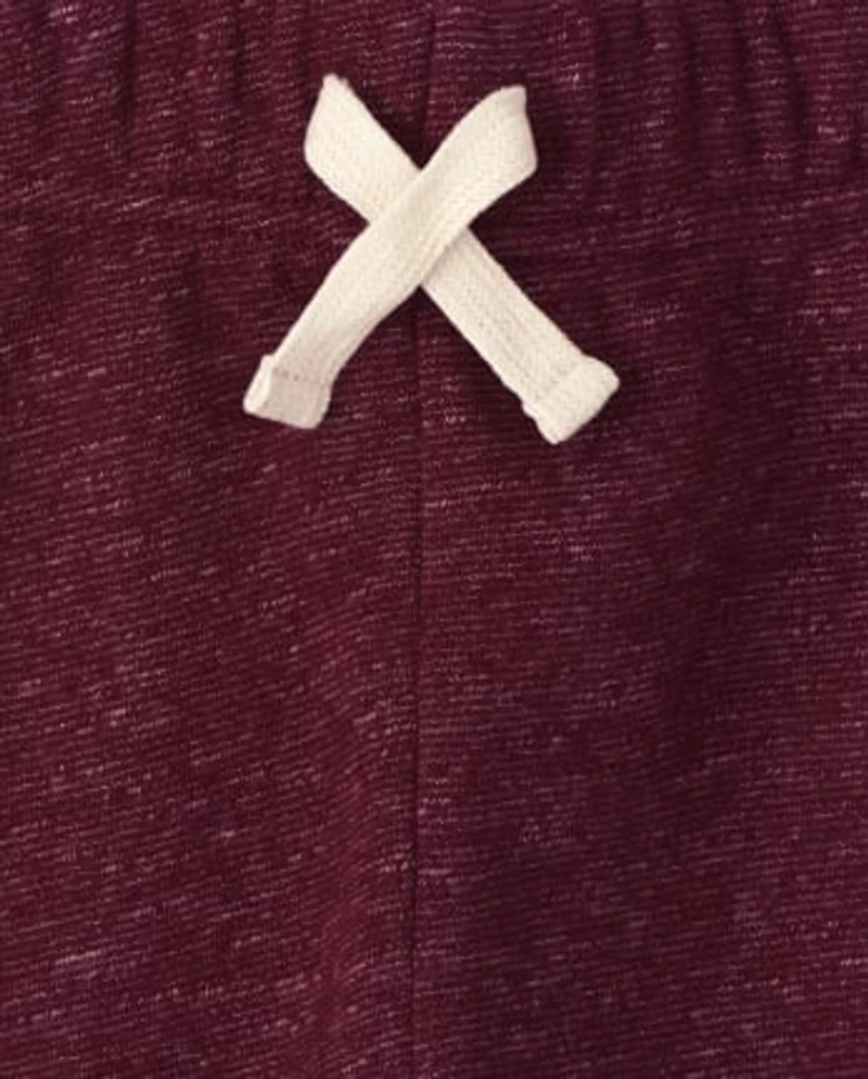 Baby And Toddler Boys Fleece Jogger Pants 3-Pack