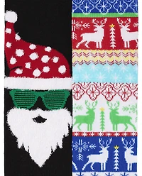 Lot de 3 paires de chaussettes assorties unisexes pour adulte.