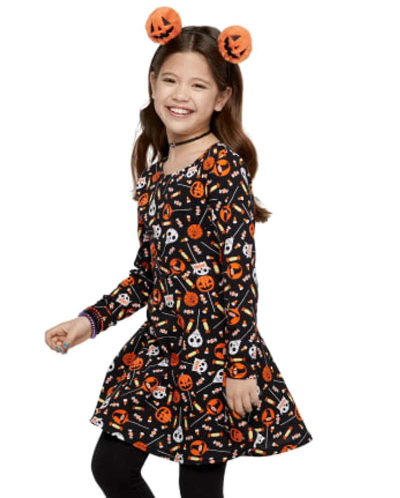 Girls Print Everyday Dress