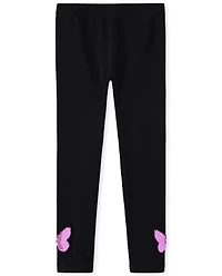 Girls Flip Sequin Fleece Lined Leggings 2-Pack