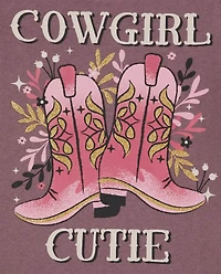 Baby And Toddler Girls Cowgirl Graphic Tee 2-Pack