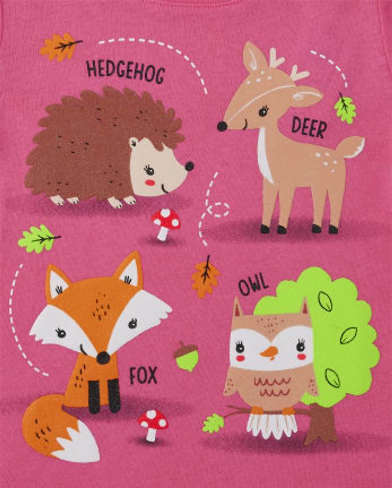 Toddler Girls Education Graphic Tee 4-Pack