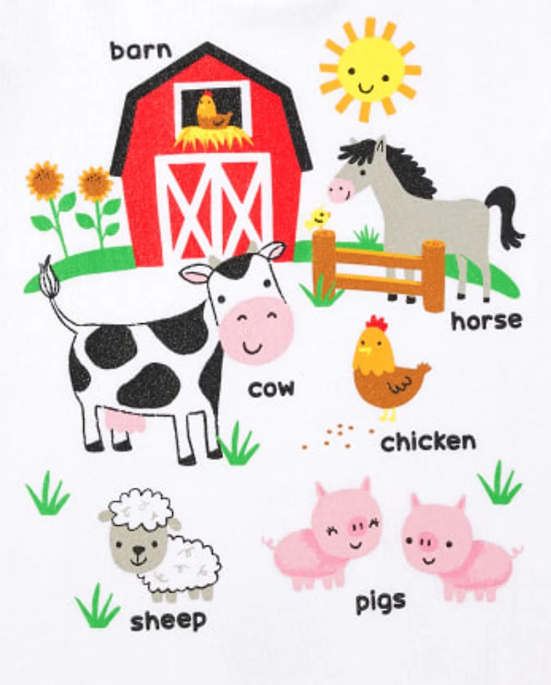 Toddler Girls Education Graphic Tee 4-Pack