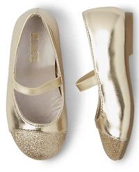 Toddler Girls Glitter Ballet Flats