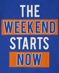 Boys Glow Weekend Snug Fit Cotton Pajamas