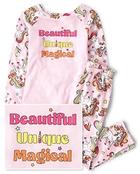 Girls Unicorn Pajamas