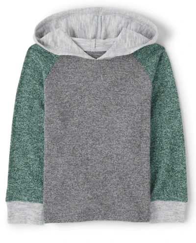 Baby And Toddler Boys Colorblock Hooded Top