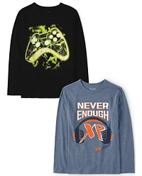 Boys Gamer Graphic Tee 2-Pack