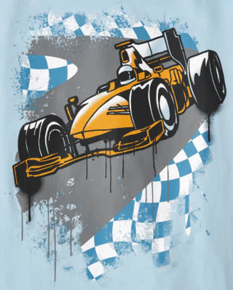 Boys Racecar Monster Truck Graphic tee 2-Pack