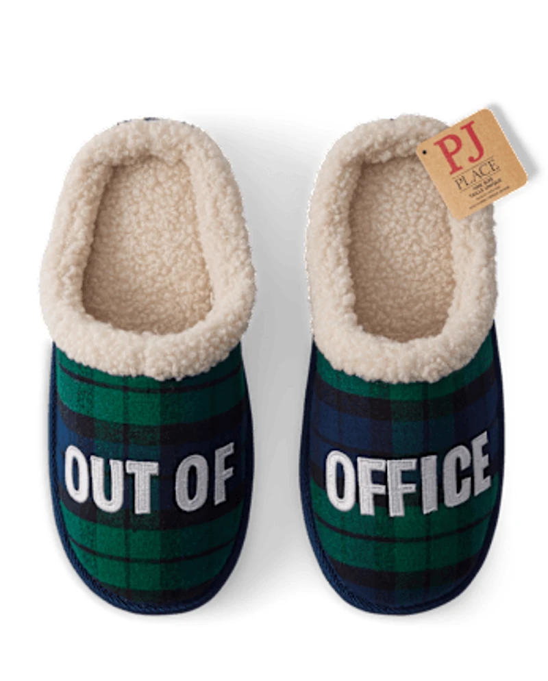 Mens Out Of Office Slippers