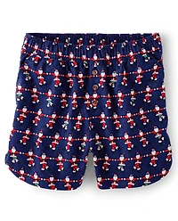 Womens Flannel Pajama Shorts
