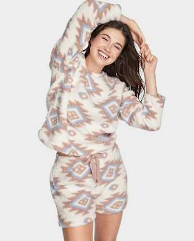 Womens Mommy And Me Print Sherpa Pajamas