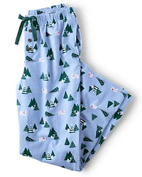 Womens Print Flannel Pajama Pants