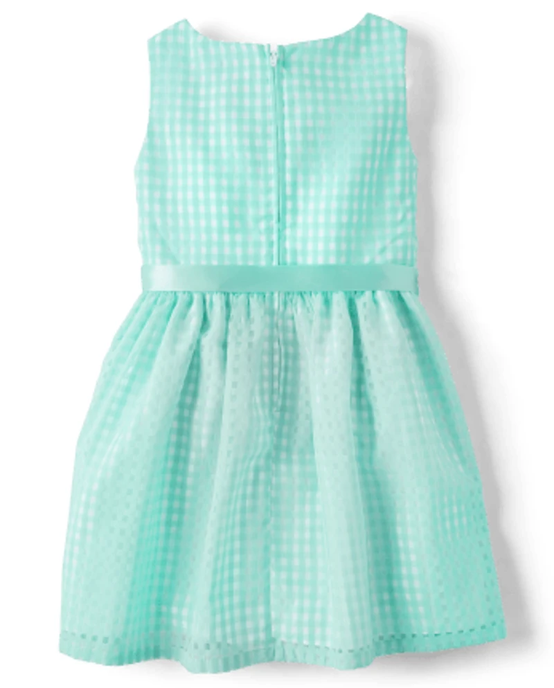 Girls Gingham Dress