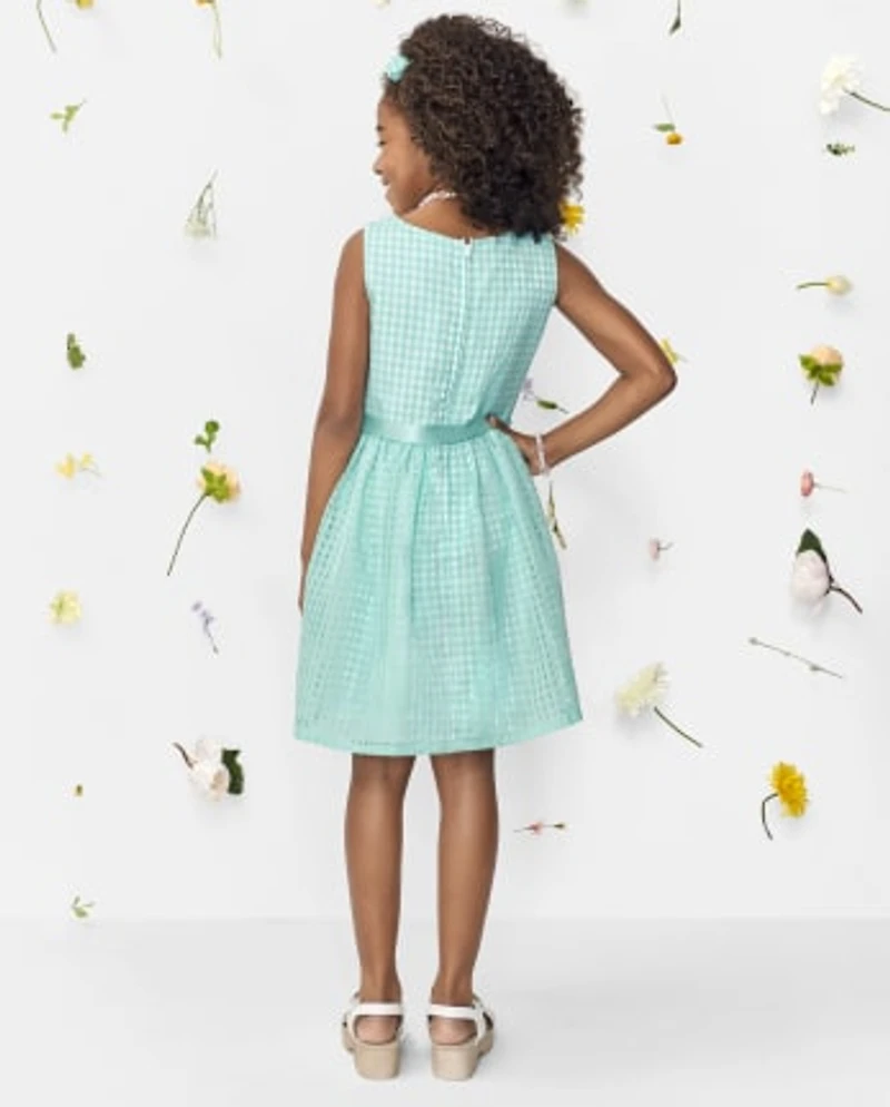 Girls Gingham Dress