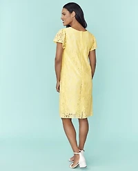 Robe droite en dentelle maman et moi pour femme