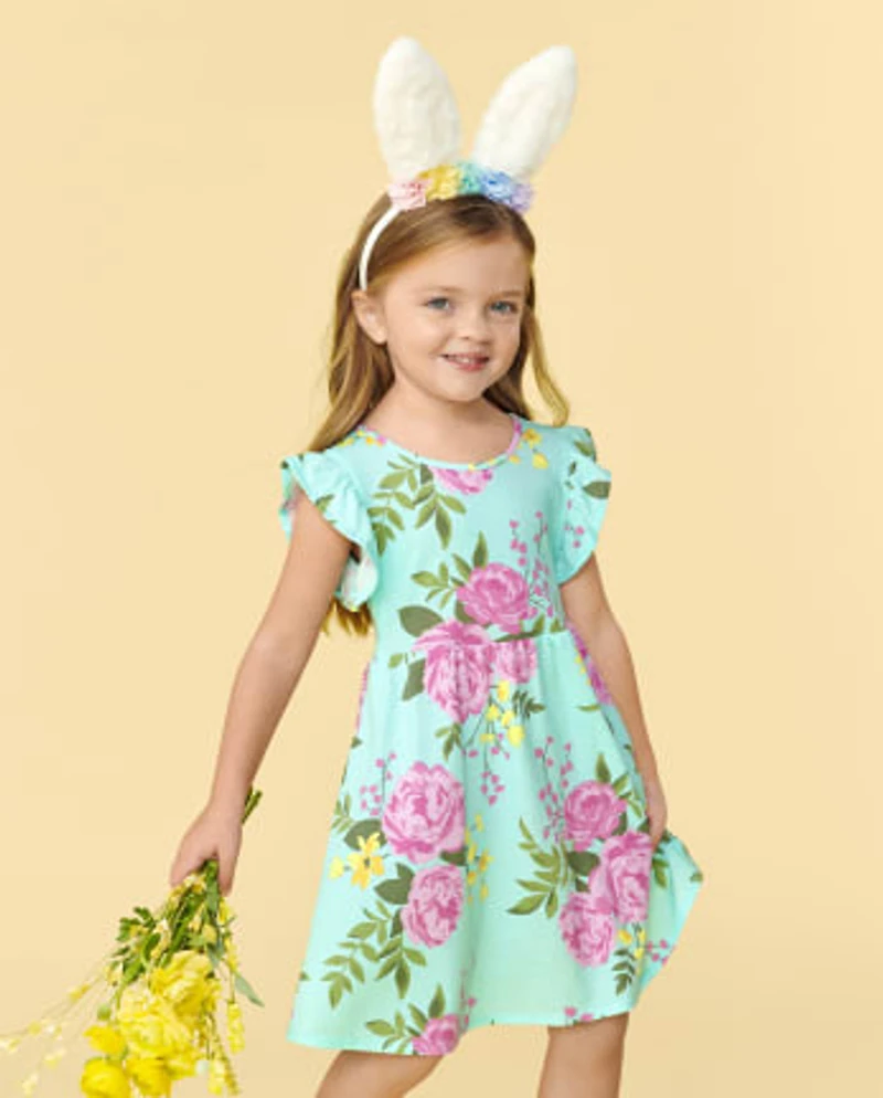 Baby And Toddler Girls Floral Everyday Dress