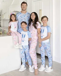 Girls Matching Family Easter Bunny Snug Fit Cotton Pajamas
