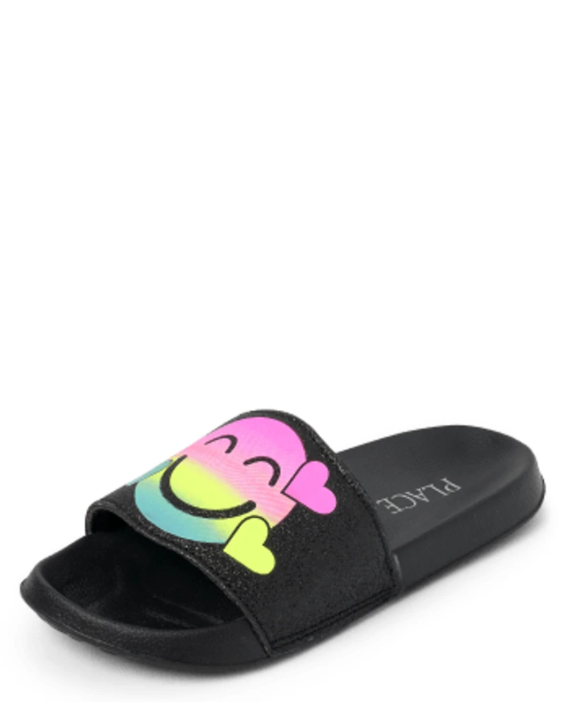 Girls Happy Face Slides