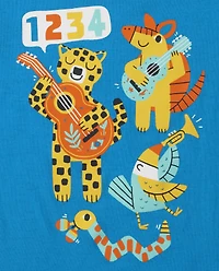 Baby And Toddler Boys Animal Graphic Tee 3-Pack