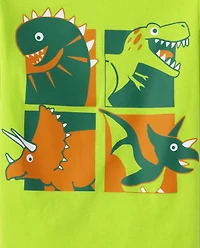 Baby And Toddler Boys Dino Shark Graphic Tee 3-Pack