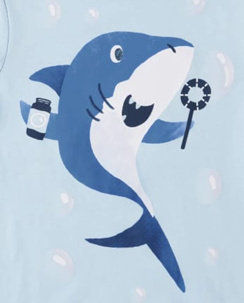 Baby And Toddler Boys Dino Shark Graphic Tee 3-Pack