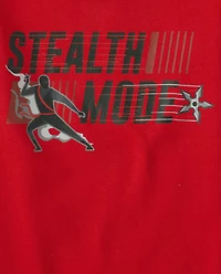 Boys Stealth Mode Snug Fit Cotton Pajamas