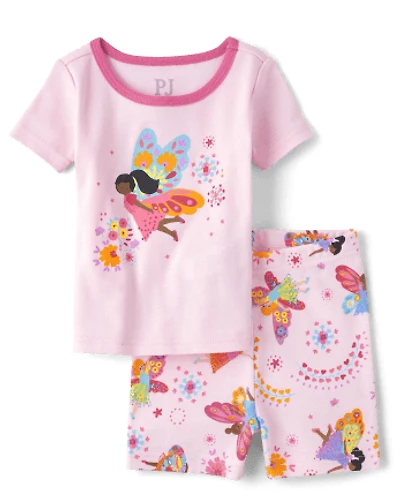 Baby And Toddler Girls Fairy Snug Fit Cotton Pajamas