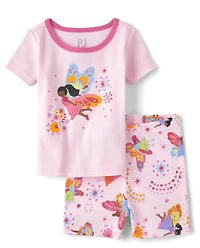Baby And Toddler Girls Fairy Snug Fit Cotton Pajamas