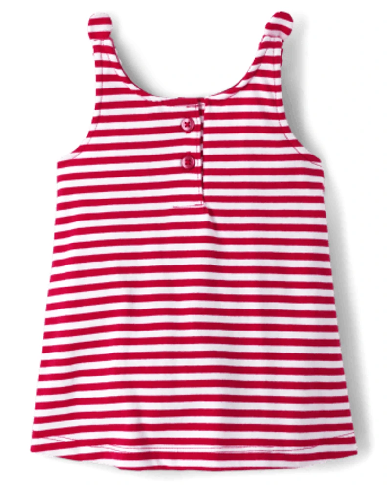 Robe body rayée feuille d'érable pour bébé fille