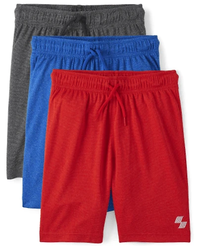 Boys Performance Basketball Shorts 3-Pack