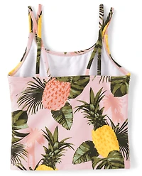 Girls Tie Dye Tankini Swimsuit