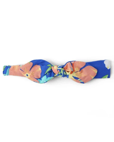 Baby Girls Tropical Bow Headwrap