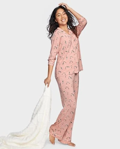 Womens Champagne Modal Pajamas