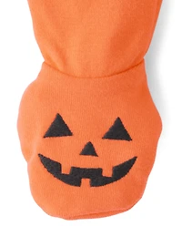 Baby And Toddler Pumpkin Snug Fit Cotton One Piece Pajamas