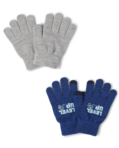 Boys Gamer Texting Gloves 2-Pack