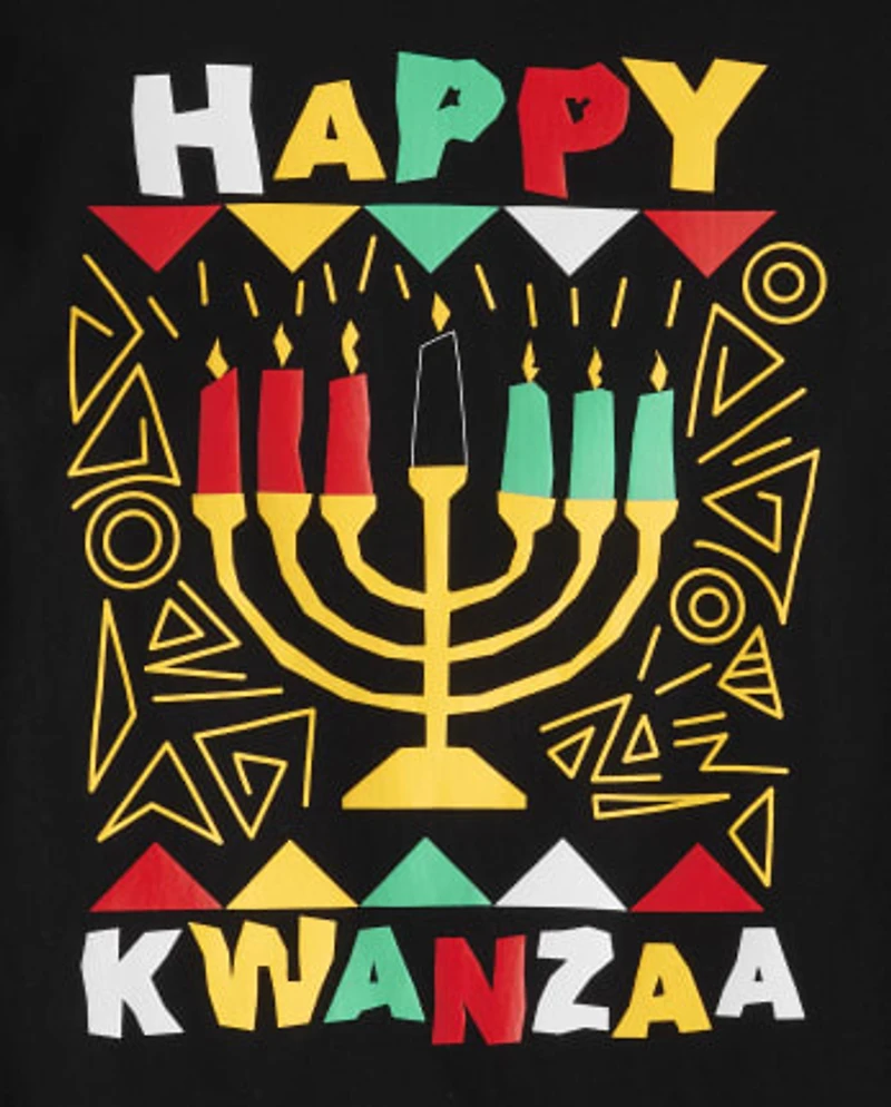 Kids Happy Kwanza Graphic Tee
