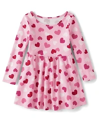 Baby And Toddler Girls Heart Everyday Dress