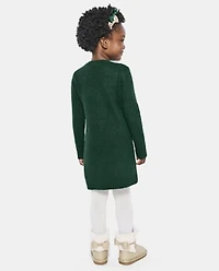 Baby And Toddler Girls Sequin Sweater Dress