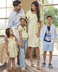 Kids Chambray Boat Shoes