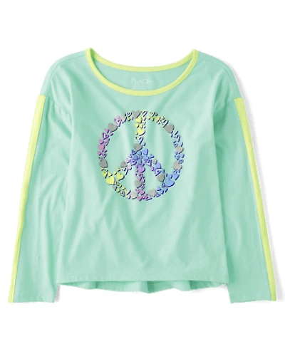 Girls Graphic Boxy Top