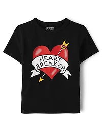 Baby And Toddler Boys Heartbreaker Graphic Tee