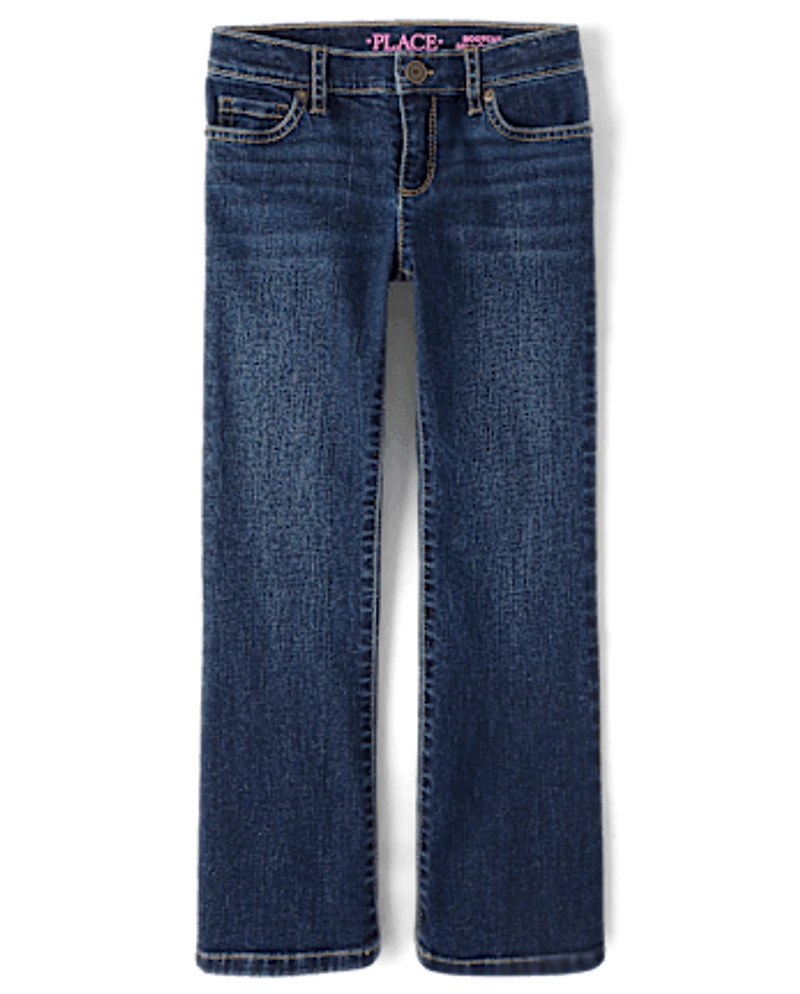 Jean bootcut basique pour fille