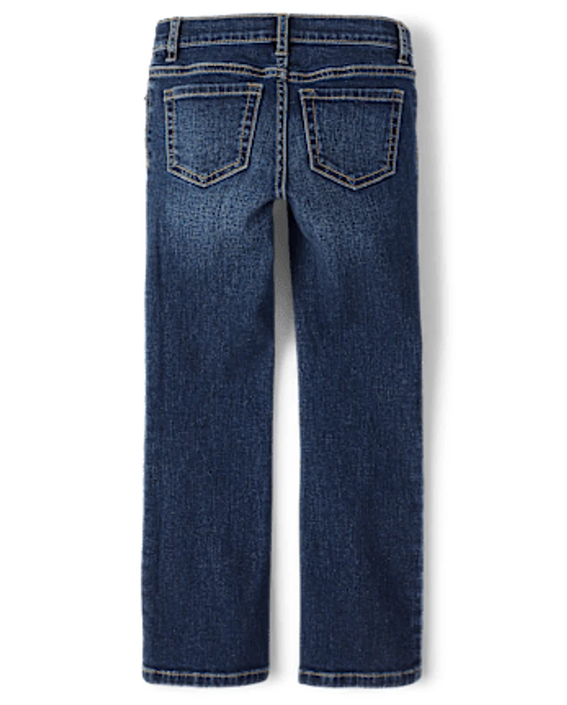Jean bootcut basique pour fille