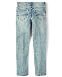 Boys Stretch Straight Jeans