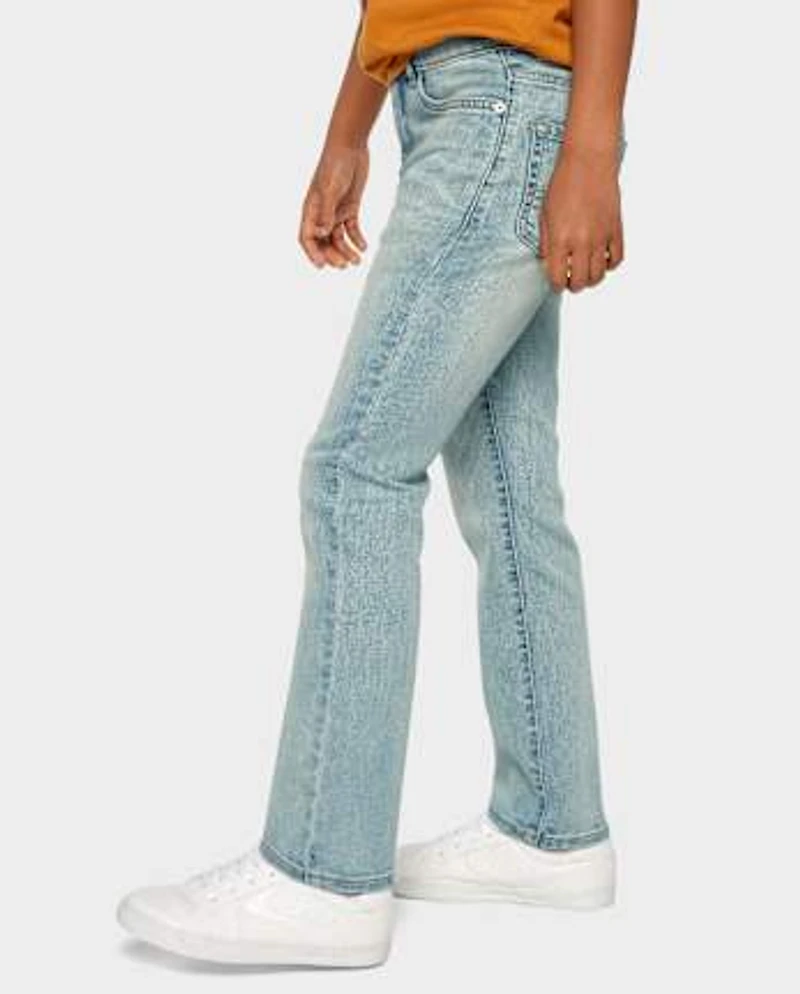 Boys Stretch Straight Jeans