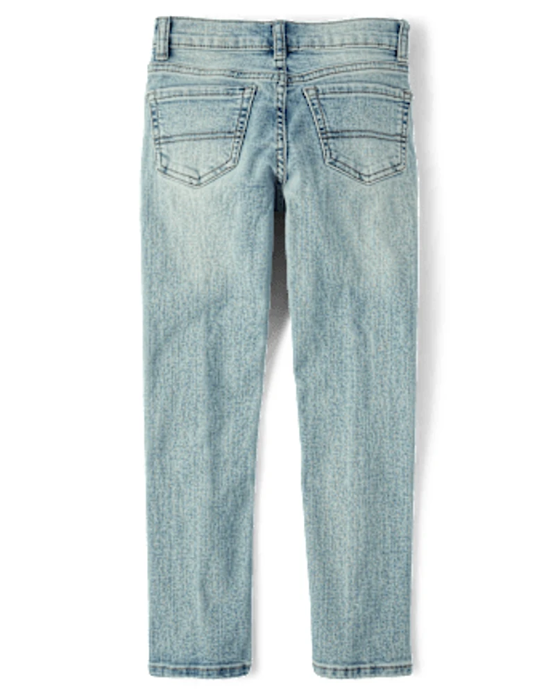Boys Stretch Straight Jeans