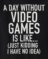 Boys Glow Video Games Graphic Tee