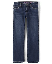 Lot de 2 jeans bootcut pour fille